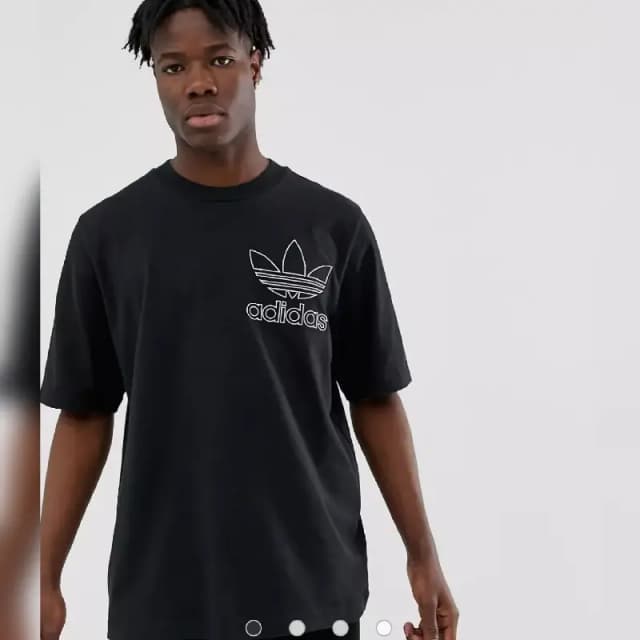 Adidas Trefoil Embroidered (Oversized Unisex Tee)